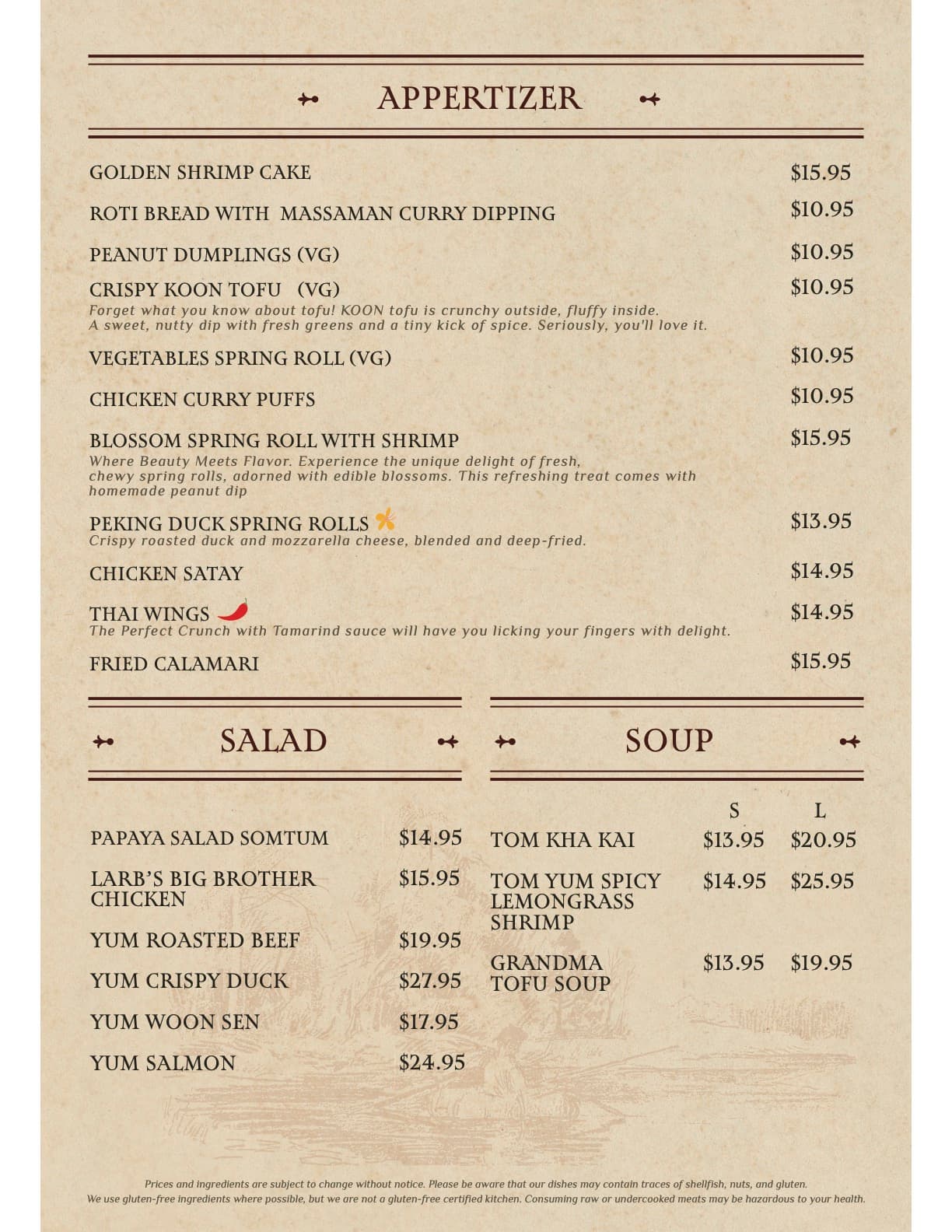Menu Page 3