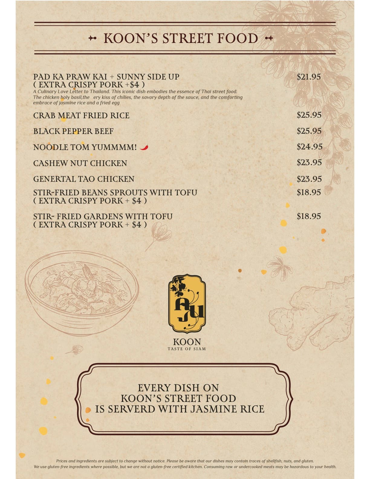 Menu Page 5